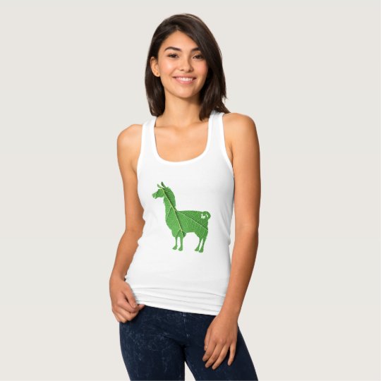 Leaf Llama Ladies Tank Top