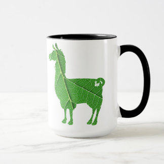 Leaf Llama Mug