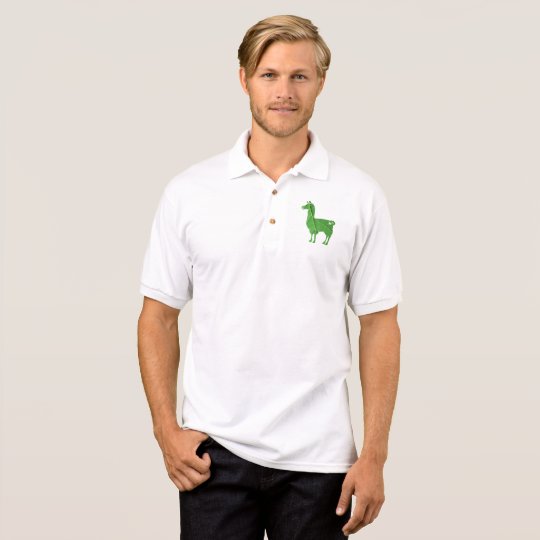 Leaf Llama Polo Shirt