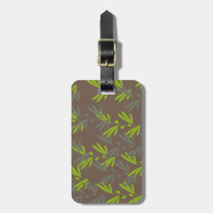 leaf luggage tag