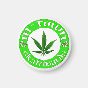leaf magnet white