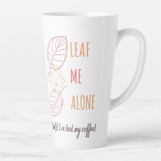 "Leaf Me Alone" Autumn Mug