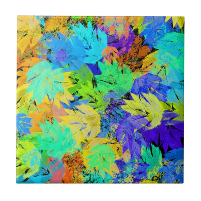 Leaf me alone. tile (Front)