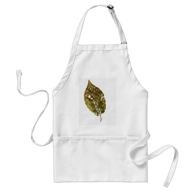 Leaf Nature Print Apron (Front)