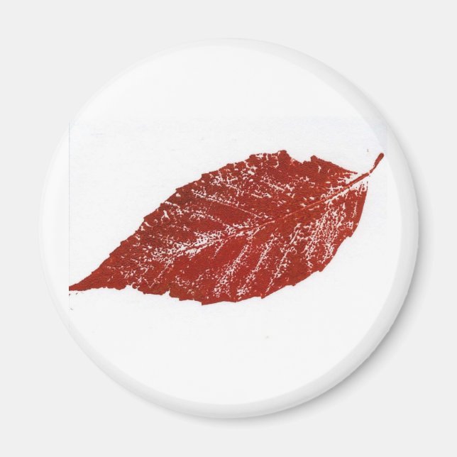 Leaf Nature Print Magnet (Front)