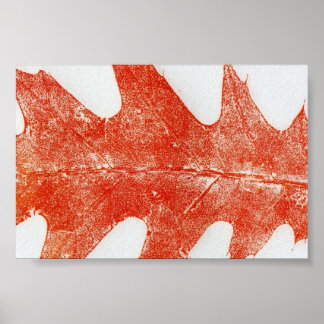 Leaf Nature Print Mini-Poster