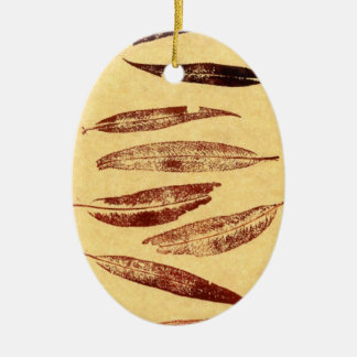 Leaf Nature Print Ornament
