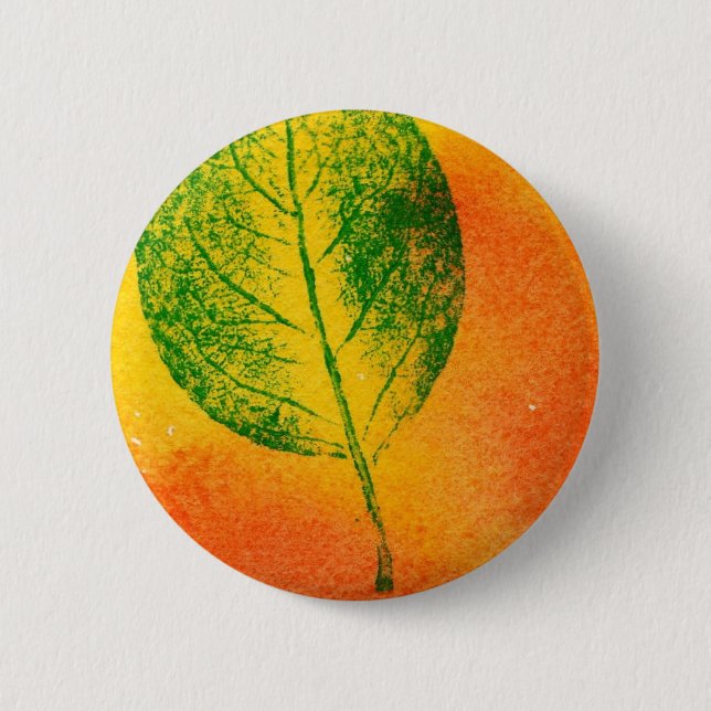 Leaf Nature Prints Button (Front)