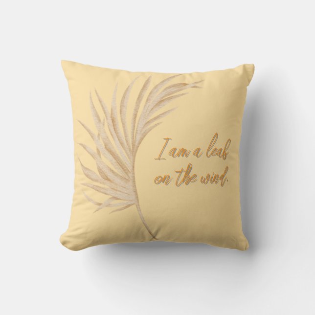 leaf on the wind cushion (Front)