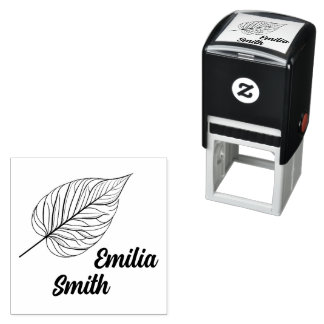 Leaf Outlines Self-inking Stamp