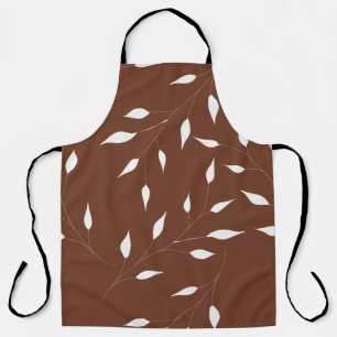 Leaf pattern apron