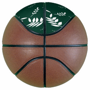 leaf pattern basketball