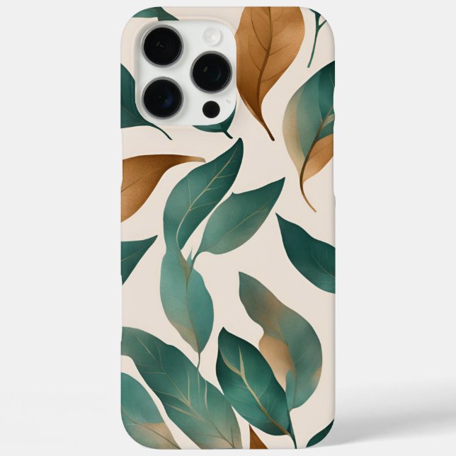 Leaf Pattern Case-Mate iPhone Case (Back)