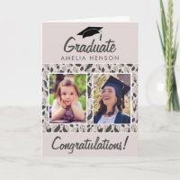 Leaf Pattern Congratulations Graduate 2 Photo