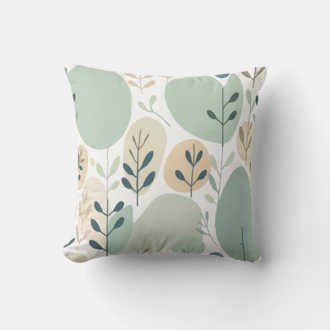 Leaf Pattern Cushion (Front)