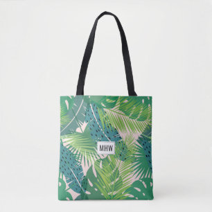 Leaf Pattern custom monogram bags