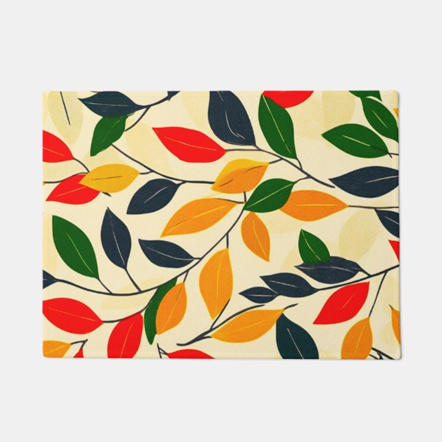 Leaf Pattern Doormat (Front)
