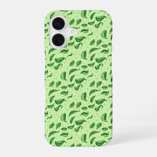 Leaf Pattern iPhone 16 Case