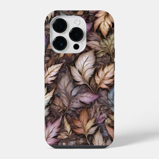 Leaf pattern iPhone case (Back)