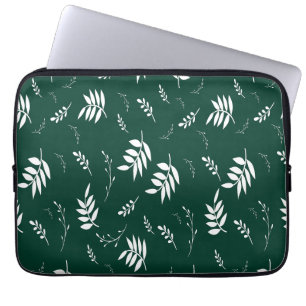 leaf pattern laptop sleeve