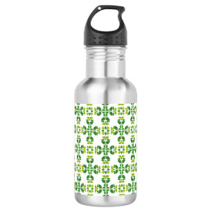 Leaf Pattern, Pattern Of Leaves, Green Leaves 532 Ml Water Bottle