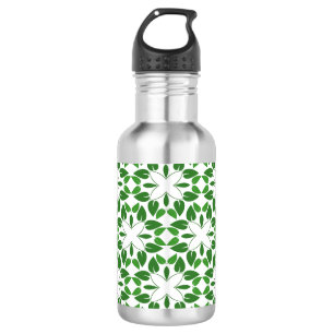 Leaf Pattern, Pattern Of Leaves, Green Leaves 532 Ml Water Bottle