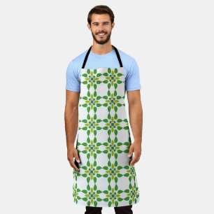 Leaf Pattern, Pattern Of Leaves, Green Leaves Apron