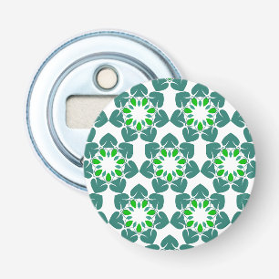 Leaf Pattern, Pattern Of Leaves, Green Leaves Bottle Opener