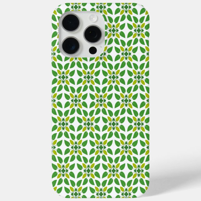 Leaf Pattern, Pattern Of Leaves, Green Leaves Case-Mate iPhone Case (Back)