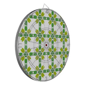 Leaf Pattern, Pattern Of Leaves, Green Leaves Dartboard