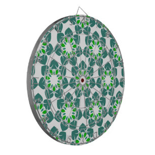 Leaf Pattern, Pattern Of Leaves, Green Leaves Dartboard
