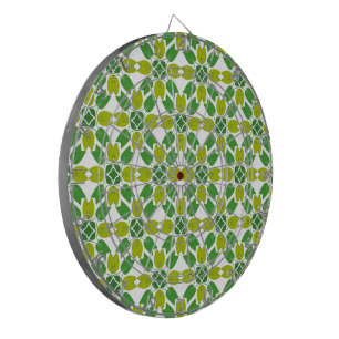 Leaf Pattern, Pattern Of Leaves, Green Leaves Dartboard