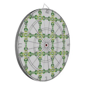 Leaf Pattern, Pattern Of Leaves, Green Leaves Dartboard