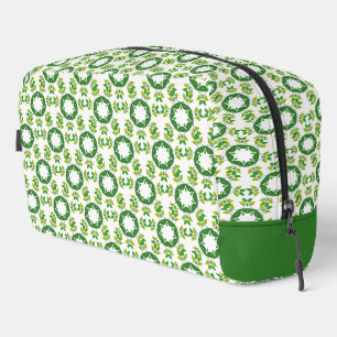 Leaf Pattern, Pattern Of Leaves, Green Leaves Dopp Kit