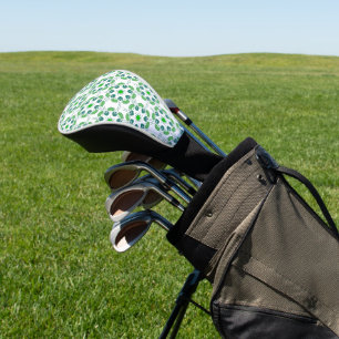Leaf Pattern, Pattern Of Leaves, Green Leaves Golf Head Cover