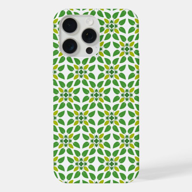 Leaf Pattern, Pattern Of Leaves, Green Leaves iPhone Case (Back)