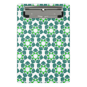 Leaf Pattern, Pattern Of Leaves, Green Leaves Mini Clipboard
