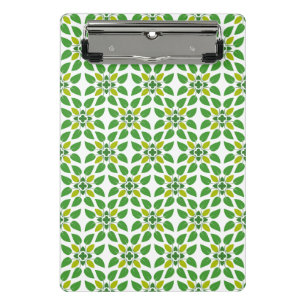 Leaf Pattern, Pattern Of Leaves, Green Leaves Mini Clipboard
