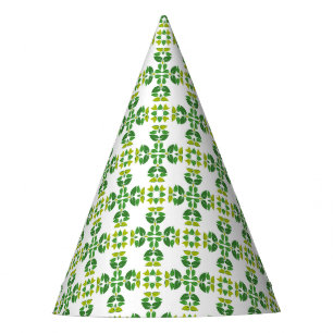 Leaf Pattern, Pattern Of Leaves, Green Leaves Party Hat