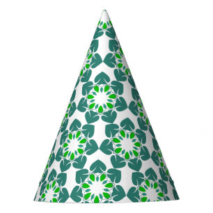 Leaf Pattern, Pattern Of Leaves, Green Leaves Party Hat
