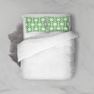 Leaf Pattern, Pattern Of Leaves, Green Leaves Pillowcase