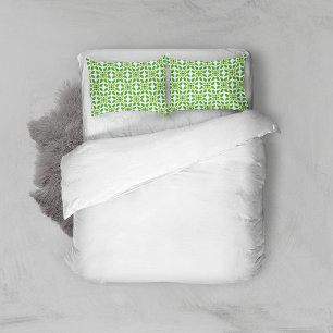 Leaf Pattern, Pattern Of Leaves, Green Leaves Pillowcase