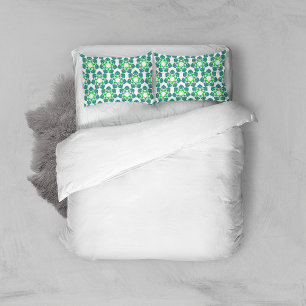 Leaf Pattern, Pattern Of Leaves, Green Leaves Pillowcase