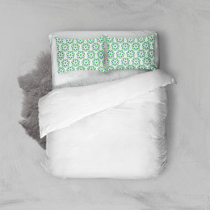 Leaf Pattern, Pattern Of Leaves, Green Leaves Pillowcase