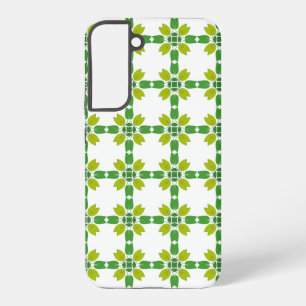 Leaf Pattern, Pattern Of Leaves, Green Leaves Samsung Galaxy Case