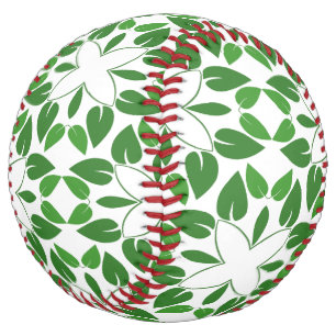 Leaf Pattern, Pattern Of Leaves, Green Leaves Softball