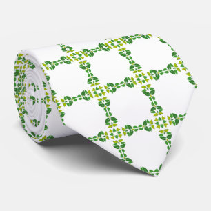 Leaf Pattern, Pattern Of Leaves, Green Leaves Tie