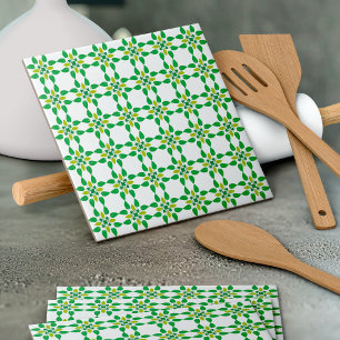 Leaf Pattern, Pattern Of Leaves, Green Leaves Tile