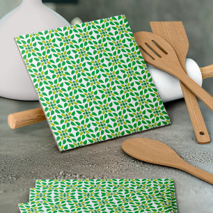 Leaf Pattern, Pattern Of Leaves, Green Leaves Tile