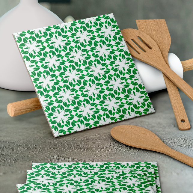 Leaf Pattern, Pattern Of Leaves, Green Leaves Tile (Creator Uploaded)